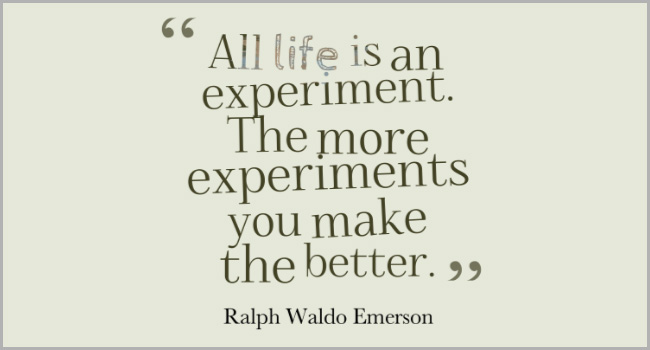 Experiments Quote